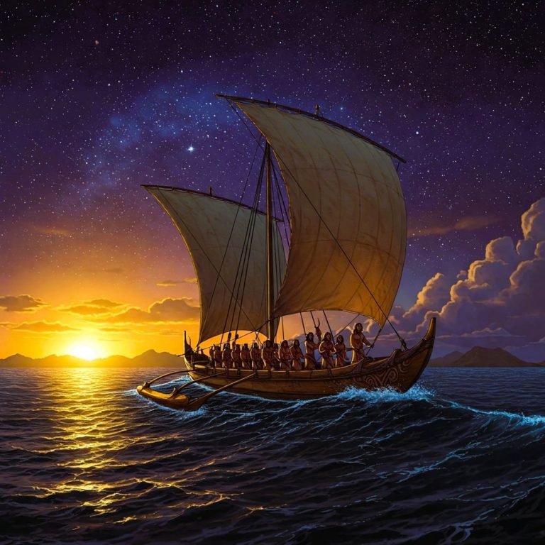 El viaje de los primeros polinesios