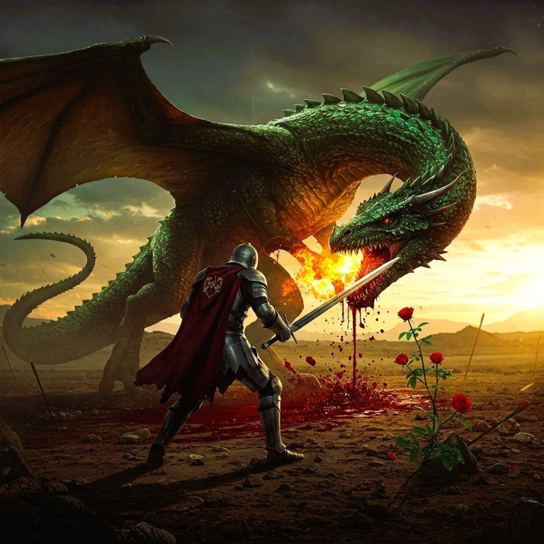 La leyenda de San Jorge y el dragón