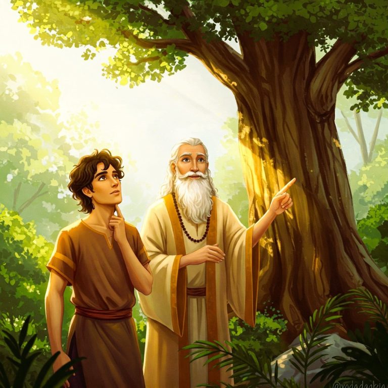 Svetaketu y su padre Uddalaka