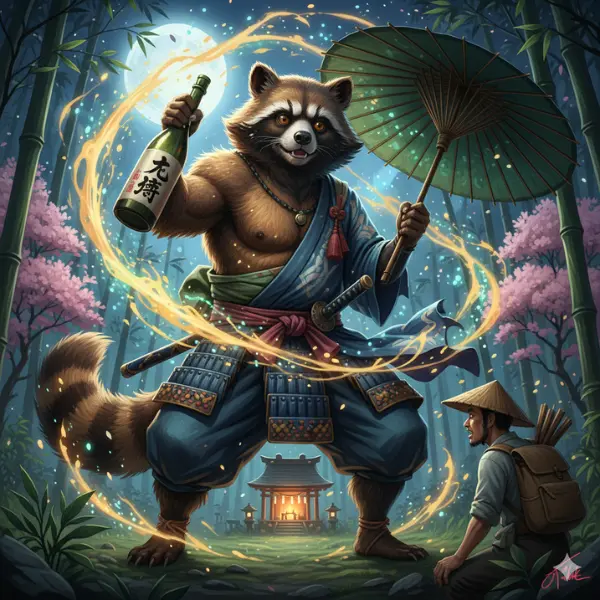 Leyenda del Tanuki