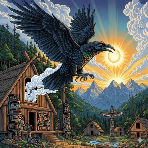 El Cuervo Creador (Inuit, Tlingit, Yup’ik)