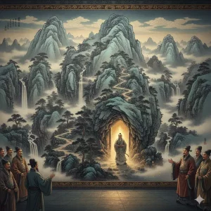 El Pintor Wu Daozi y la Montaña