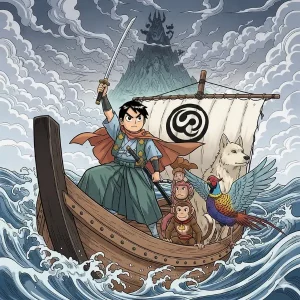 Momotaro El Niño Durazno