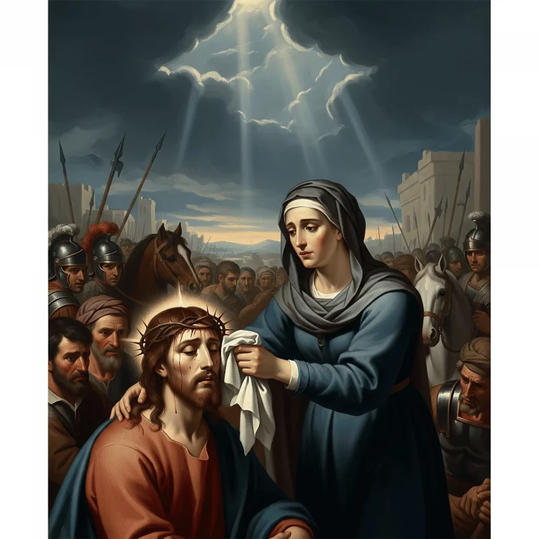 la leyenda de La Verónica y el Rostro de Jesús