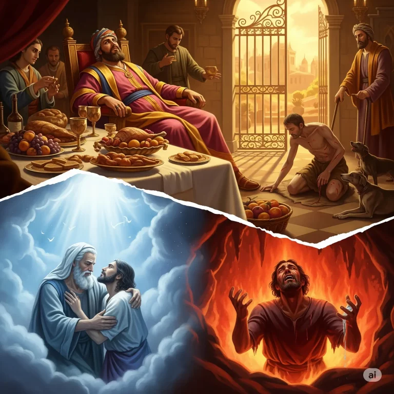 la parábola del Rico y Lázaro