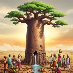 El Anciano y el Árbol del Baobab