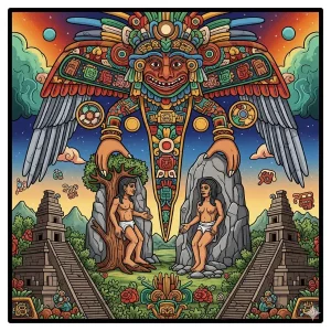 La Creación del Hombre por el Lagarto Celestial