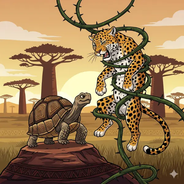 La Leyenda de la Tortuga y el Leopardo