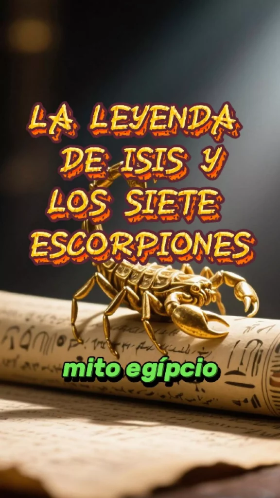 La leyenda de isis y los siete escorpiones La leyenda de isis y los siete escorpiones
