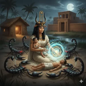 magia de Isis y los escorpiones