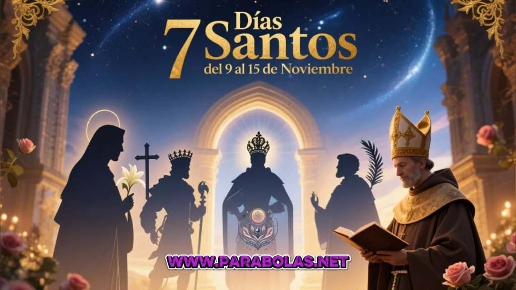 7 días 7 santos del 9 al 15 de Noviembre