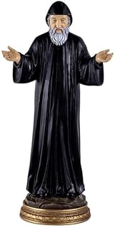 DRW Figura San Charbel de Resina Pintada a Mano 30 cm
